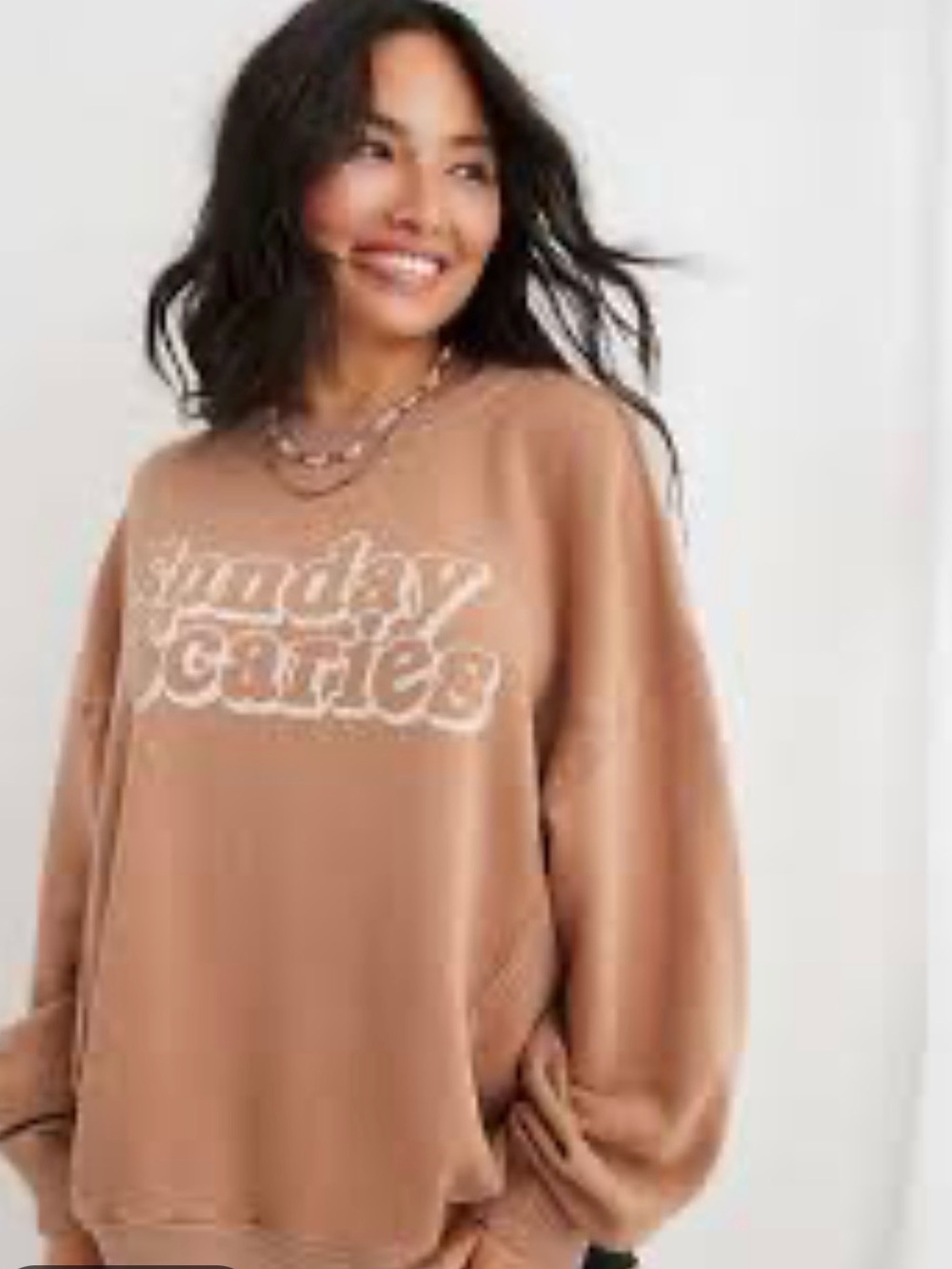 aerie “ Sunday Scaries “ Crewneck Pullover Sweatshirt